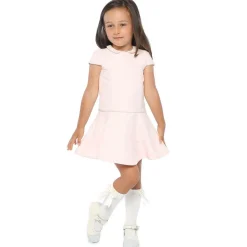 Carlomagno Socks*Girls Ivory Cotton Knee Length Socks