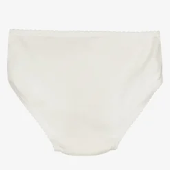 Babidu Underwear*Girls Ivory Cotton Knickers