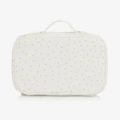 Bonpoint Bags|Bags*Girls Ivory Cotton Polka Dot Washbag (24cm)