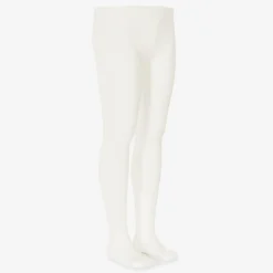 Chloé Tights*Girls Ivory Cotton Tights