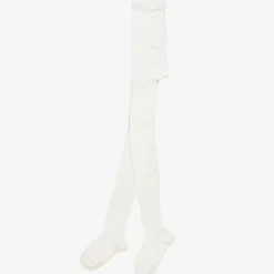 Chloé Tights*Girls Ivory Cotton Tights