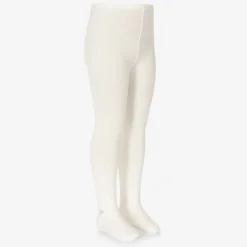 Tartine et Chocolat Tights*Girls Ivory Cotton Tights