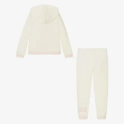 Guess Tracksuits*Girls Ivory Cotton Tracksuit