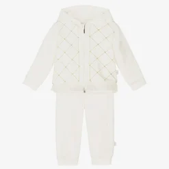Sofija Tracksuits|Tracksuits*Girls Ivory Cotton Tracksuit