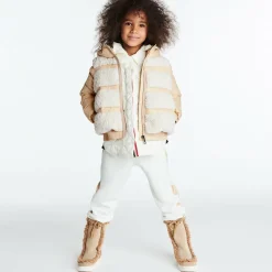 Moncler Enfant Coats & Jackets*Girls Ivory Down Padded Jacket