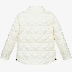 Moncler Enfant Coats & Jackets*Girls Ivory Down Padded Jacket