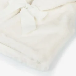 Lapin House Coats & Jackets*Girls Ivory Faux Fur Gilet