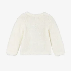 Hatley Tops*Girls Ivory Fluffy Knit Jumper