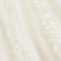 Mama Luma Dresses*Girls Ivory Glittery Ruffle Dress