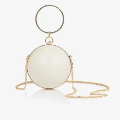 Junona Gifts|Bags*Girls Ivory Globe Bag (15cm)