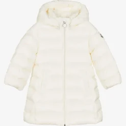 Moncler Enfant Coats & Jackets*Girls Ivory Majeure Down Puffer Coat