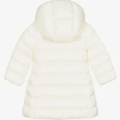 Moncler Enfant Coats & Jackets*Girls Ivory Majeure Down Puffer Coat