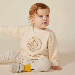 Petit Bateau Leggings|Leggings*Girls Ivory Organic Cotton Leggings