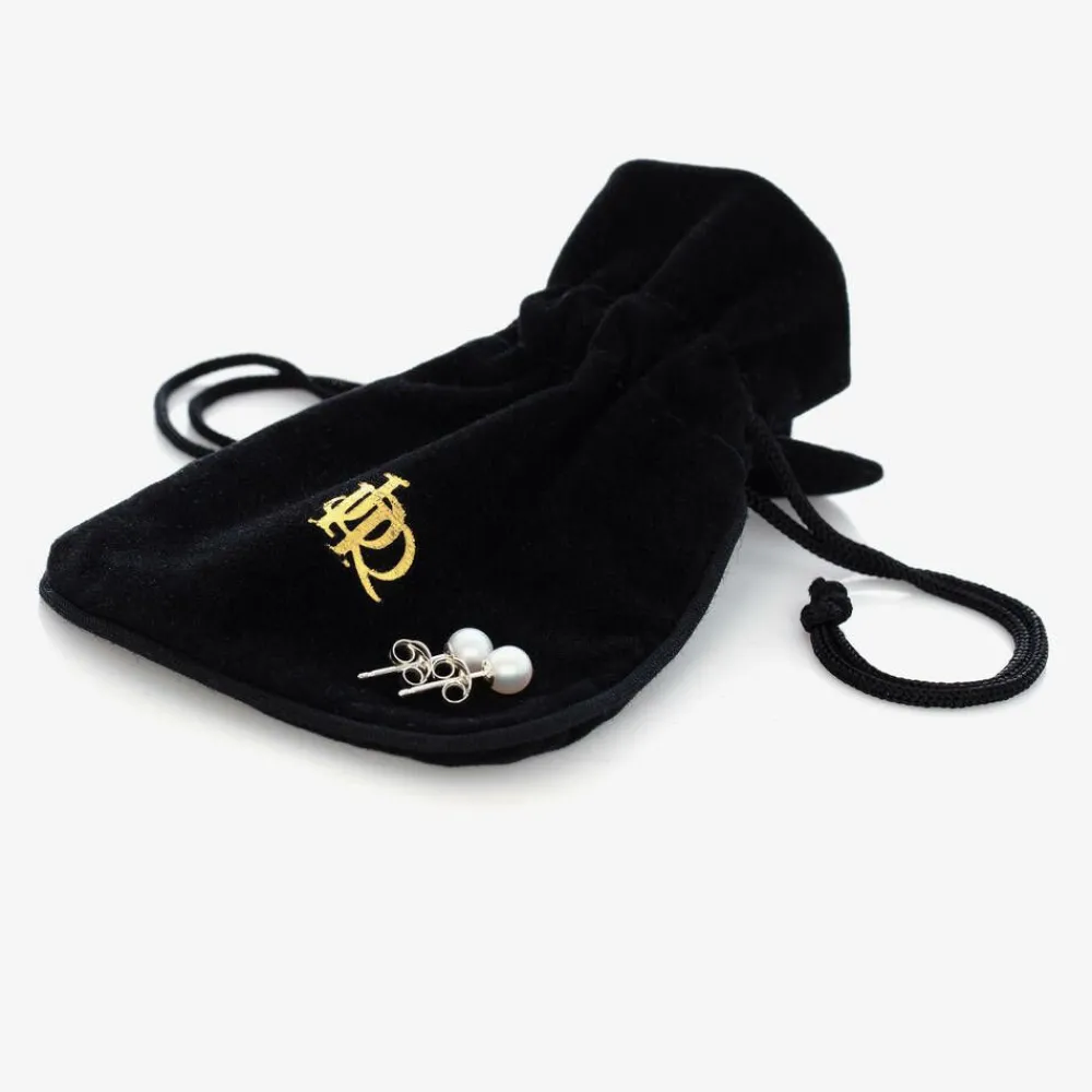 Raw Pearls Jewellery|Gifts*Girls Ivory Pearl Earrings (5mm)