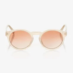 Chloé Clothing Accessories*Girls Ivory Round Sunglasses