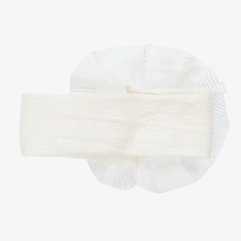 Beau KiD Hair Accessories*Girls Ivory Ruffle Headband