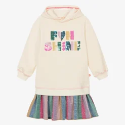 Billieblush Dresses*Girls Ivory Sequin Hooded Dress