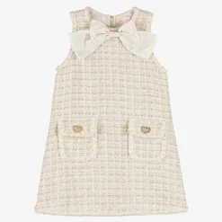 Tutu du Monde Dresses*Girls Ivory Sparkly Tweed Dress