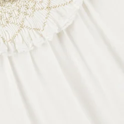 Tartine et Chocolat Dresses*Girls Ivory Viscose Crêpe Dress