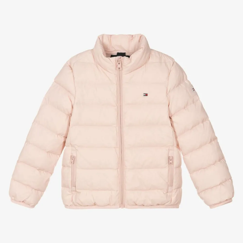Tommy Hilfiger Coats & Jackets*Girls Light Pink Down Padded Jacket