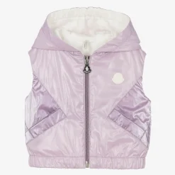 Moncler Enfant Coats & Jackets*Girls Lilac Purple Lostyca Gilet