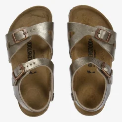 Birkenstock Sandals|Sandals*Girls Metallic Gold Sandals