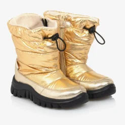 Falcotto by Naturino Snow Boots|Snow Boots*Girls Metallic Gold Snow Boots