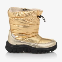 Falcotto by Naturino Snow Boots|Snow Boots*Girls Metallic Gold Snow Boots