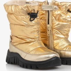 Falcotto by Naturino Snow Boots|Snow Boots*Girls Metallic Gold Snow Boots