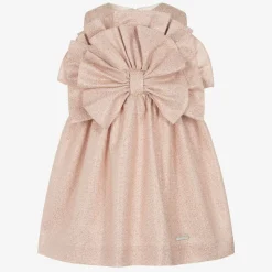 Jessie and James London Dresses*Girls Metallic Pink Dress