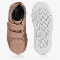Bobux Kid + Trainers*Girls Metallic Pink Leather Trainers