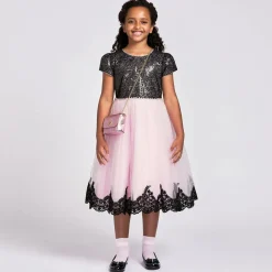 Zaccone Bags*Girls Metallic Pink Shoulder Bag (14cm)