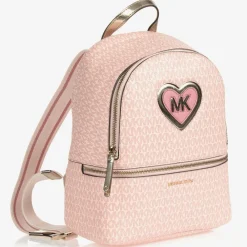 Michael Kors Kids Bags*Girls MK Logo Backpack (29cm)