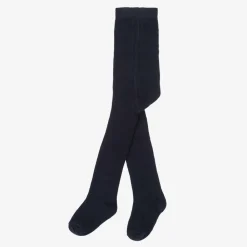 Tartine et Chocolat Tights*Girls Navy Blue Cotton Tights