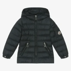 Moncler Enfant Coats & Jackets*Girls Navy Blue Gles Down Padded Jacket
