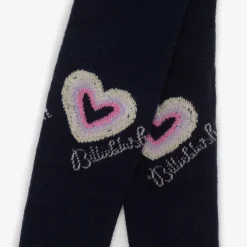 Billieblush Tights*Girls Navy Blue Heart Tights