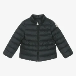 Moncler Enfant Coats & Jackets*Girls Navy Blue Joelle Down Padded Jacket