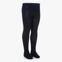 Mayoral Tights*Girls Navy Blue Knitted Tights