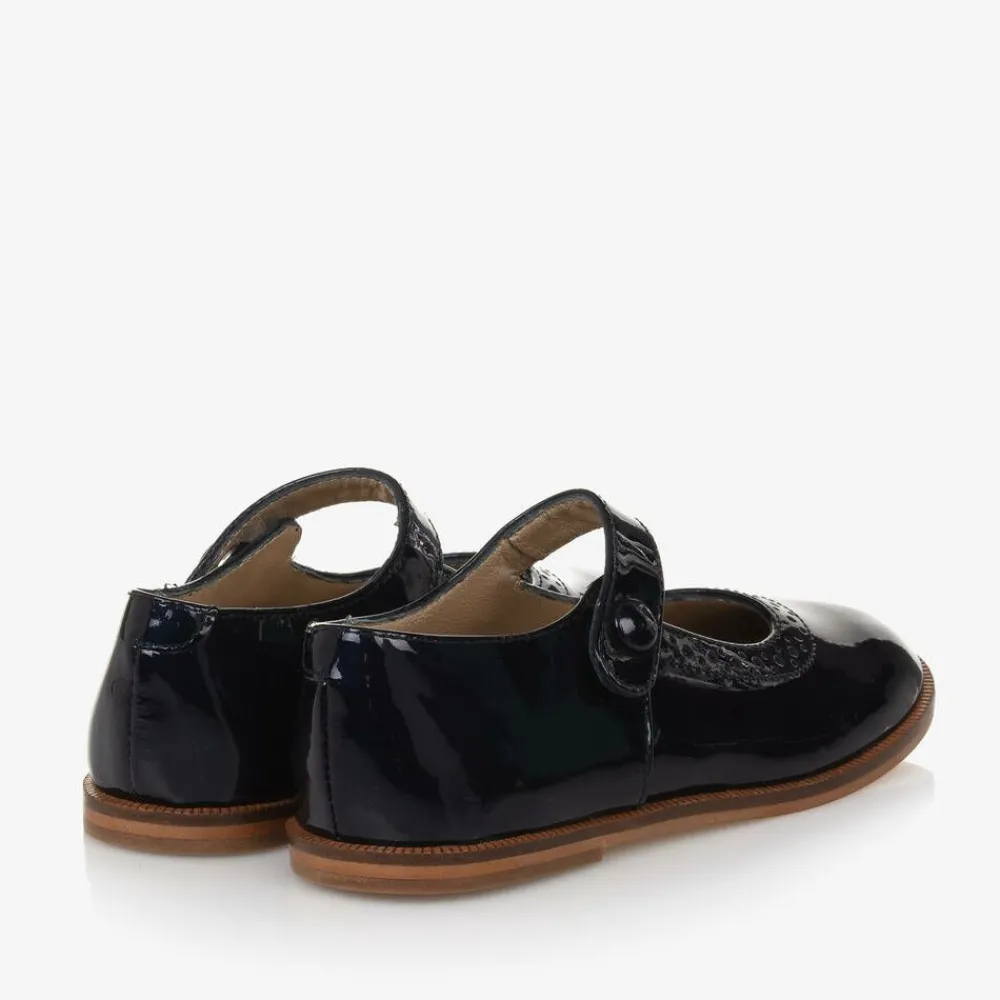 Tartine et Chocolat Pumps & Ballerinas|Pumps & Ballerinas*Girls Navy Blue Leather Pumps
