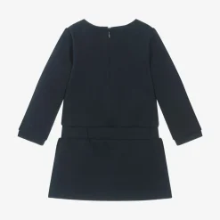 Chloé Dresses*Girls Navy Blue Organic Cotton Dress