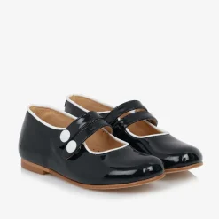 Beatrice amp; George Pumps & Ballerinas|Pumps & Ballerinas*Girls Navy Blue Patent Leather Shoes