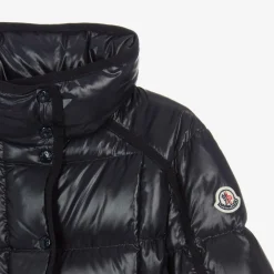 Moncler Enfant Coats & Jackets*Girls Navy Blue Selat Down Puffer Jacket