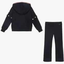 Moncler Enfant Tracksuits*Girls Navy Blue Tracksuit