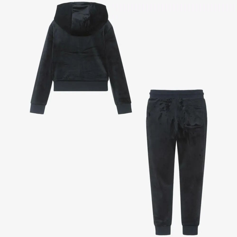 Juicy Couture Tracksuits*Girls Navy Blue Velour Tracksuit