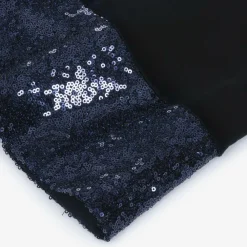 Lapin House Dresses*Girls Navy Blue Velvet & Sequin Dress