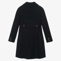 Dolce amp; Gabbana Coats & Jackets*Girls Navy Blue Wool Coat