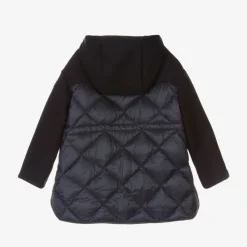 Moncler Enfant Coats & Jackets*Girls Navy Blue Wool Coat