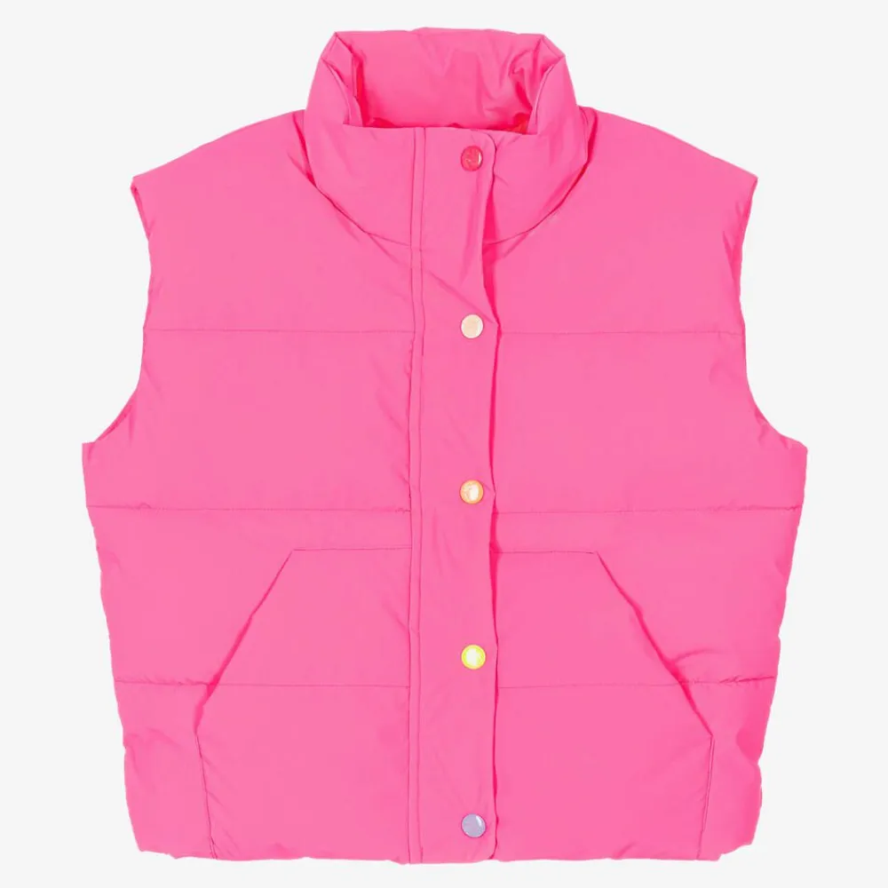 Billieblush Coats & Jackets*Girls Neon Pink Gilet