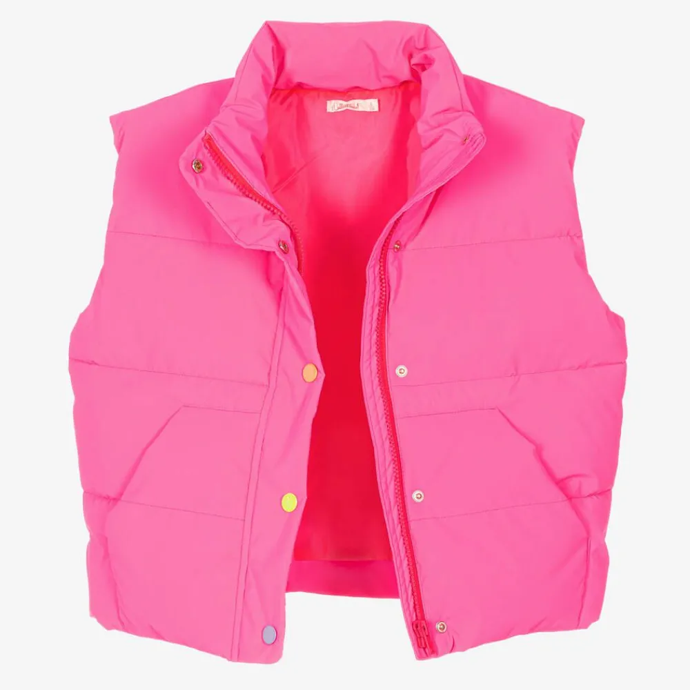 Billieblush Coats & Jackets*Girls Neon Pink Gilet