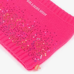 Billieblush Scarves*Girls Neon Pink Sequin Snood